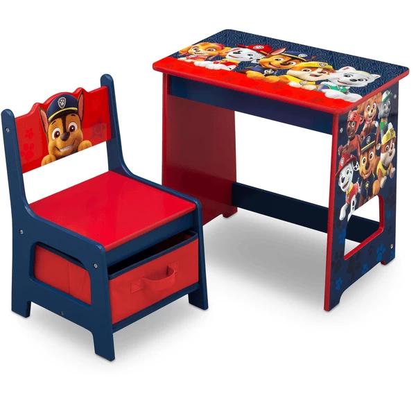 Delta Children Paw Patrol Kinderschreibtisch Und -Stuhl-Set Aus Holz 1 Delta Children Paw Patrol Kinderschreibtisch Und -Stuhl-Set Aus Holz