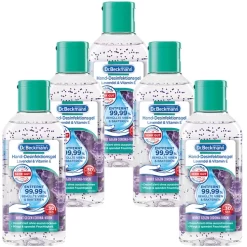 Dr. Beckmann Hand-Desinfektionsgel Lavendel & Vitamin E, 5 X 60ml