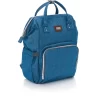 Fillikid Wickelrucksack Paris Melange Jeansblau