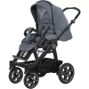 Hartan Kinderwagen Racer GTS Mit Handbremse Powder Blue (201) Gestellfarbe Schwarz