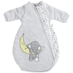 Jacky Schlafsack Elephant Wattiert Mit Abnehmbaren Ärmeln
