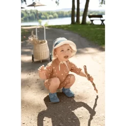 LÄSSIG UV-Schwimmanzug Bricks Karamell -Baby Produkte Geschäft laessig uv schwimmanzug bricks karamell a413240 3