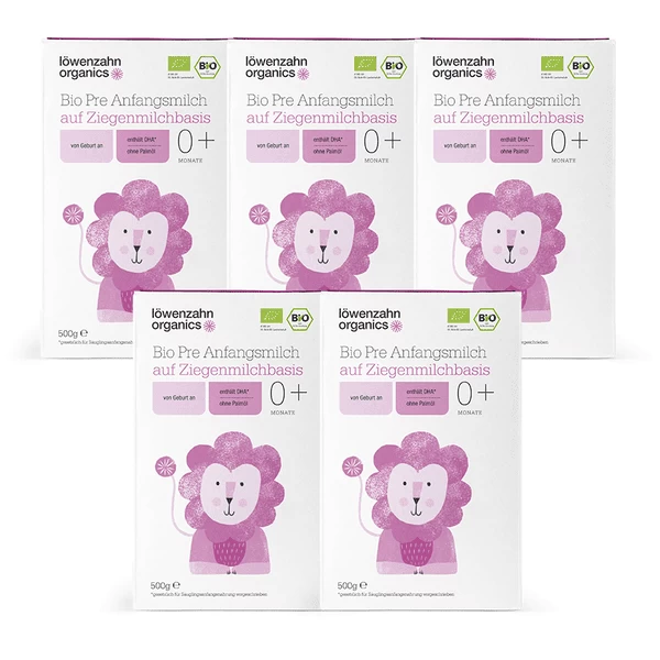 Löwenzahn Organics Bio Anfangsnahrung Pre Auf Ziegenmilchbasis 5 X 500 G Ab Der Geburt 1 Löwenzahn Organics Bio Anfangsnahrung Pre Auf Ziegenmilchbasis 5 X 500 G Ab Der Geburt