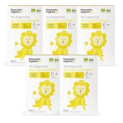 Löwenzahn Organics Bio Folgemilch 2 Auf Ziegenmilchbasis 5 X 500 G Ab Dem 6+ Monat