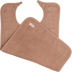 Lullaby Planet Lätzchen Hazelnut Brown 50x30 Cm