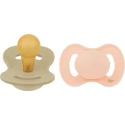 Lullaby Planet Schnuller Rund Aus Latex Gr. 1 In Lake Green & Alabaster, 2er Pack