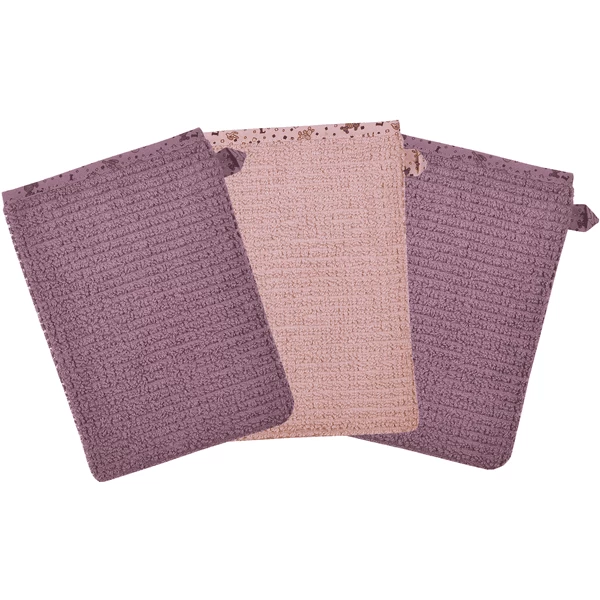 WÖRNER SÜDFROTTIER Waschhandschuh Rosa 3er Pack 1 WÖRNER SÜDFROTTIER Waschhandschuh Rosa 3er Pack